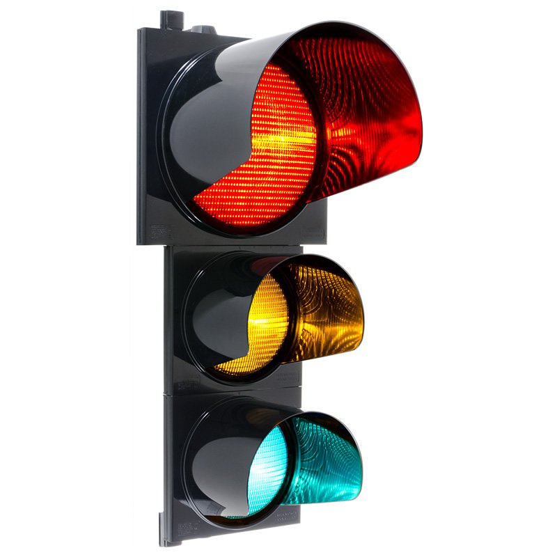 Serie CVE LED - Lanterne Semaforiche in Policarbonato con ottica a Led